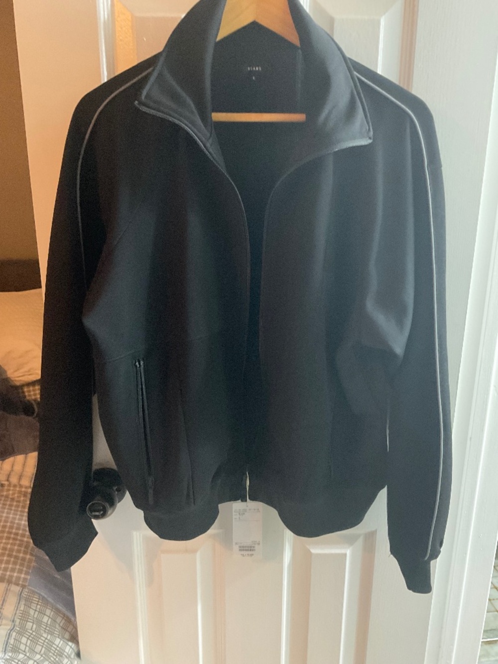 Men’s Beams Crazy Track jacket size S Small black Japanese brand BNWT